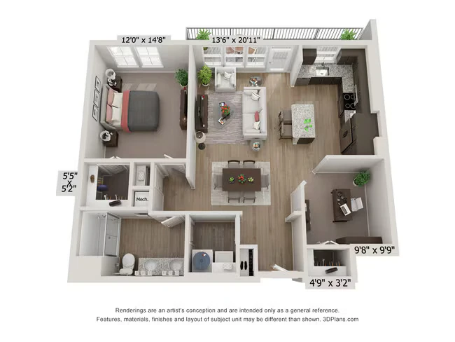 A4 - Azure 4322 floor plan